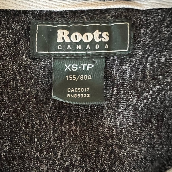 Roots Plaid Flannel Button Down Long Sleeve Mini Dress Size XS - Picture 5 of 6